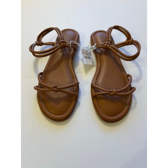 J.Crew Knot Ankle Strap Sandals - Picture 2 of 5